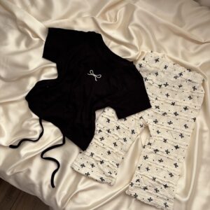 Ensmble chic noir(بدون حذاء)
